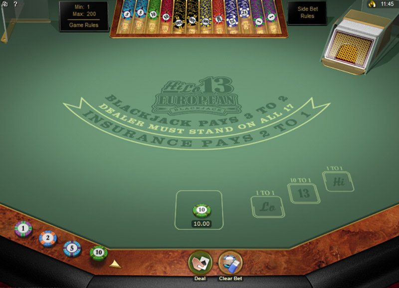 Gaming Club Blackjack Screenshot