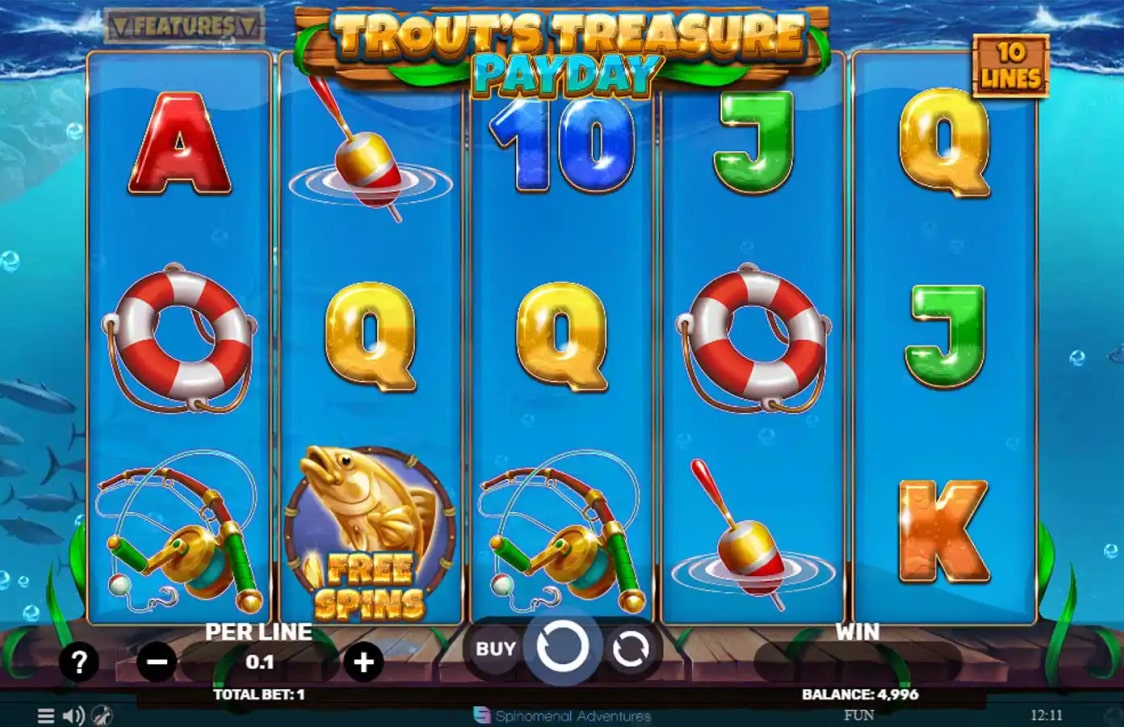 Trout's Treasure PayDay screenshot