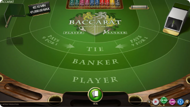 Single player baccarat