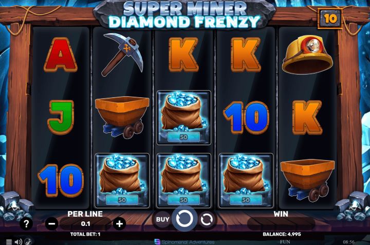 Super Miner Diamond Frenzy screenshot