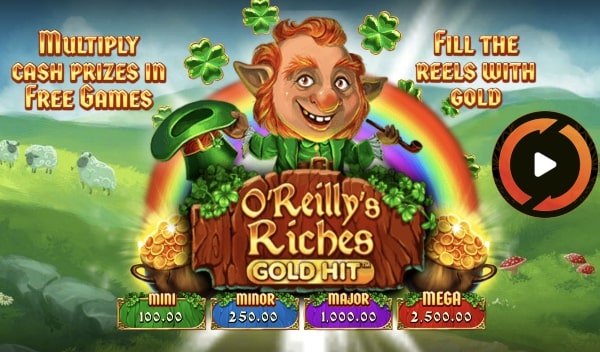 Gold Hit: O’Reilly’s Charms – PlayTech 